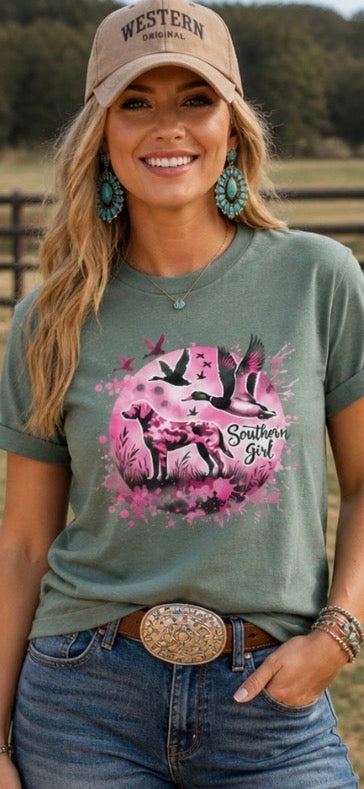Southern Girl Pink Camo Dog