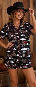 Black Western Pajamas