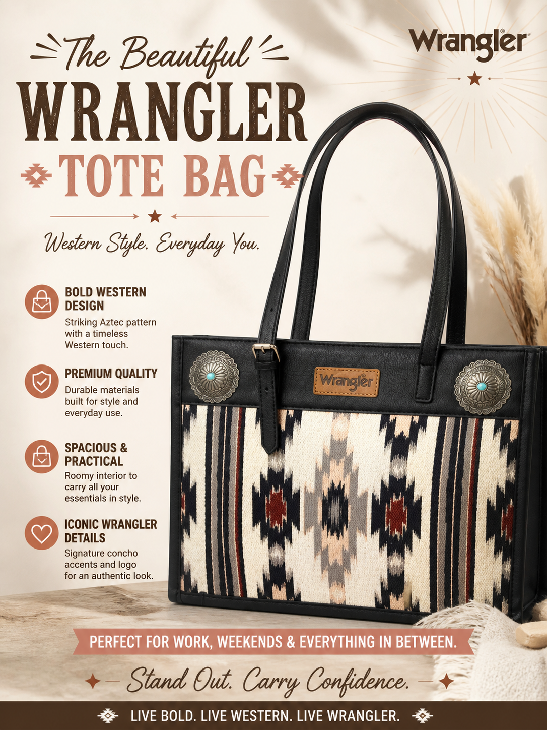 Wrangler Tote Bag