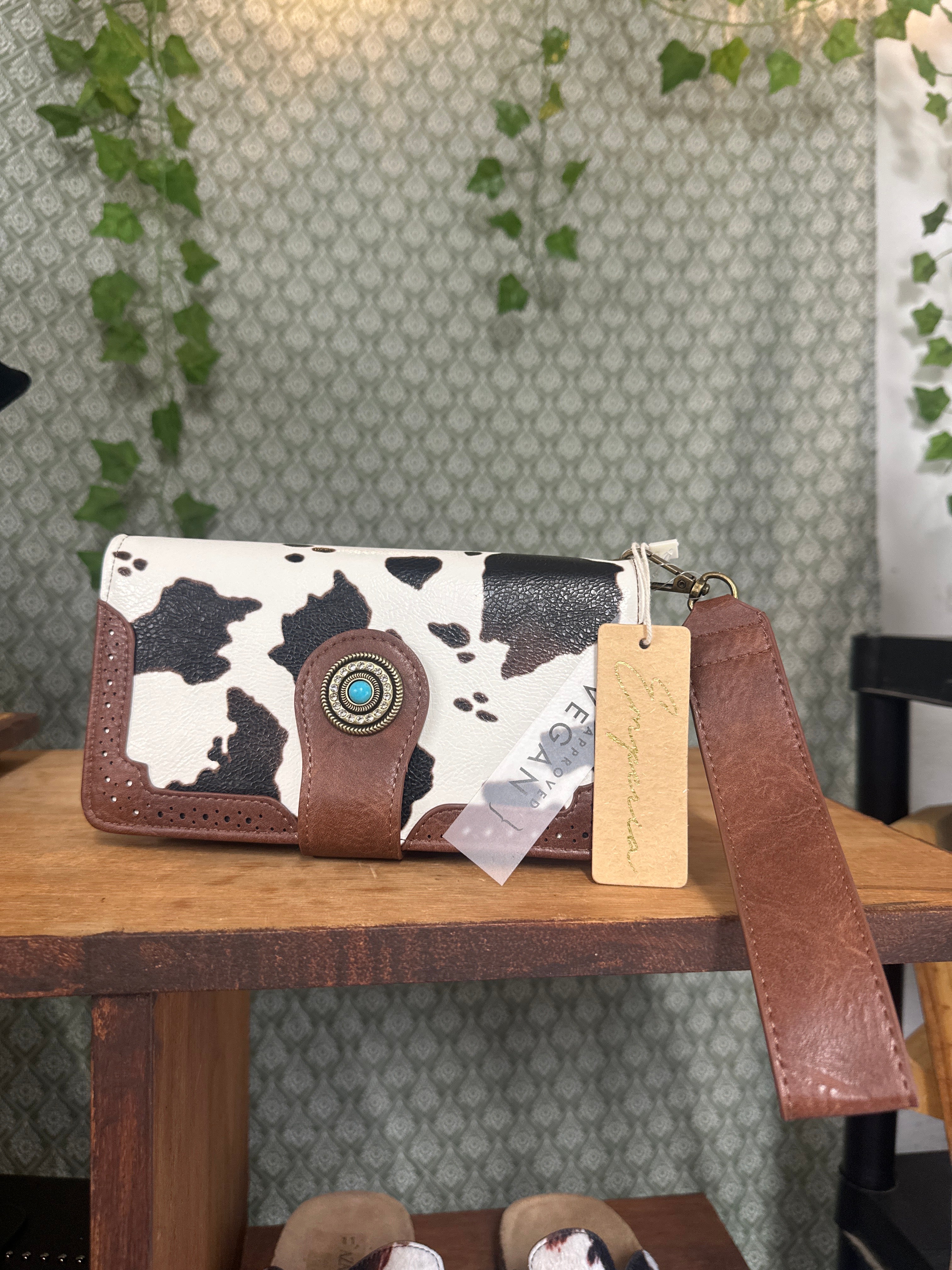 Wallet cowprint